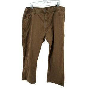 Dickies Carpenter Pants Mens 40x30 Brown Duck Canvas Workwear Utility Cargo Work